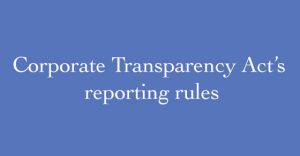 corporate transparency act fincen BOI