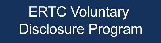 ERTC refund and voluntary disclosure program